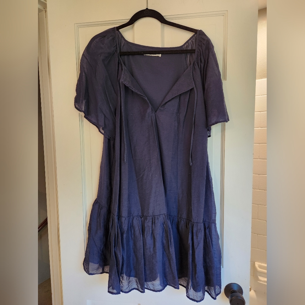 Abercrombie & Fitch Navy Blue Shift Dress